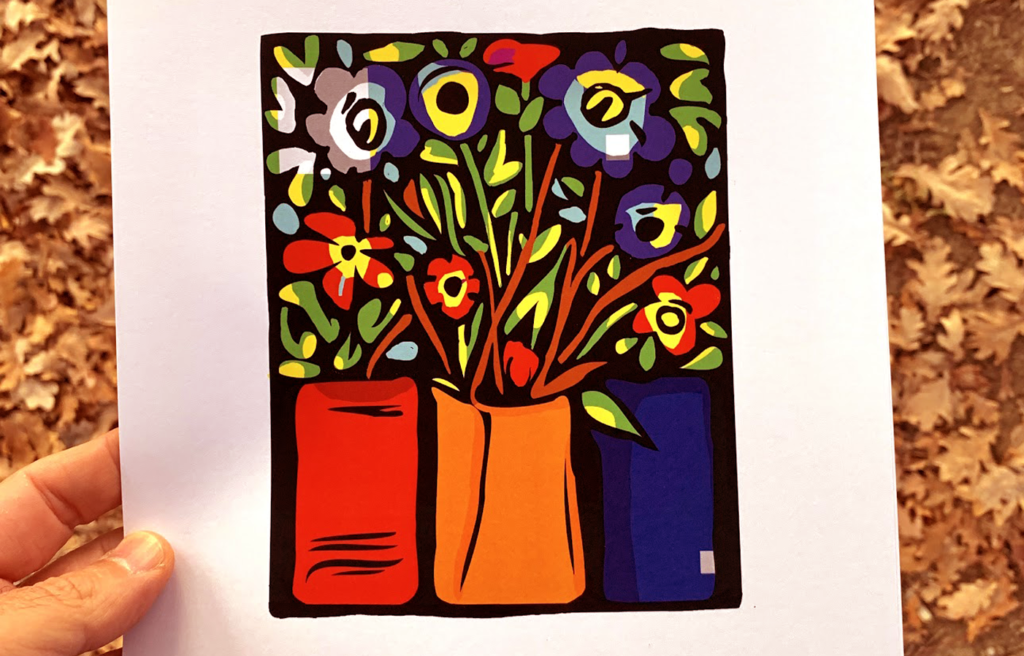 Fiori in una brocca. Lo hanno fatto tutti, lo faccio anch'io.